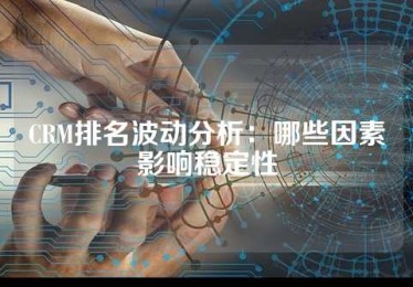 CRM排名波动分析：哪些因素影响稳定性
