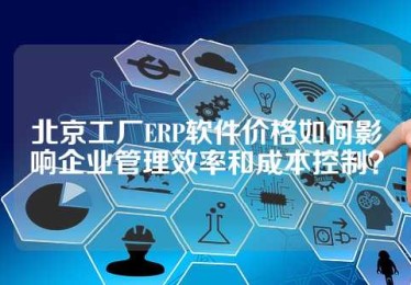 北京工厂ERP软件价格如何影响企业管理效率和成本控制？