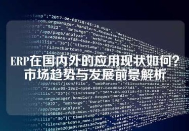 ERP在国内外的应用现状如何？市场趋势与发展前景解析