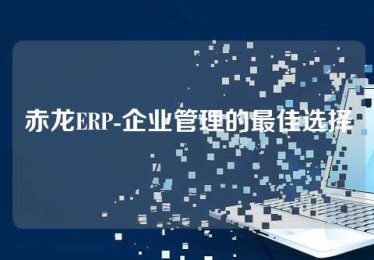 赤龙ERP-企业管理的最佳选择