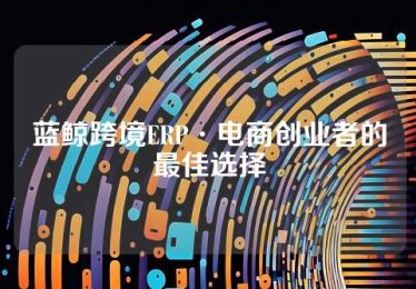 蓝鲸跨境ERP·电商创业者的最佳选择