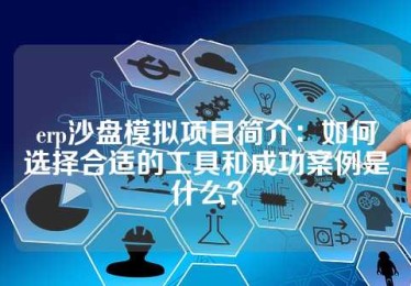 erp沙盘模拟项目简介：如何选择合适的工具和成功案例是什么？