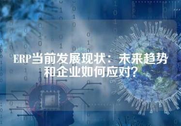 ERP当前发展现状：未来趋势和企业如何应对？