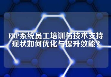 ERP系统员工培训与技术支持现状如何优化与提升效能？