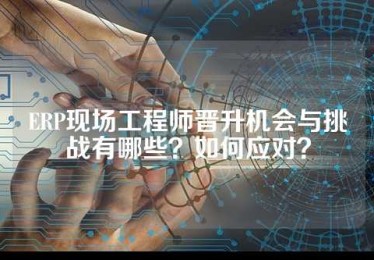 ERP现场工程师晋升机会与挑战有哪些？如何应对？