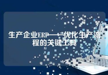 生产企业ERP——优化生产流程的关键工具