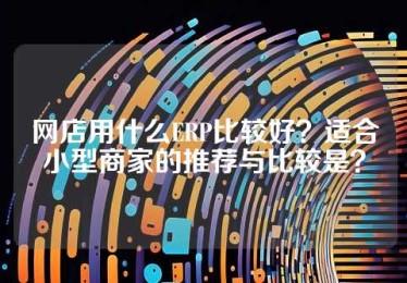 网店用什么ERP比较好？适合小型商家的推荐与比较是？