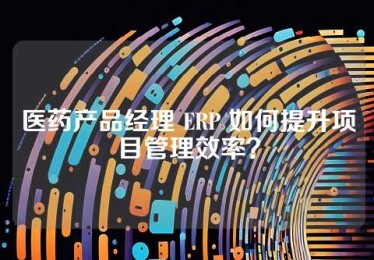 医药产品经理 ERP 如何提升项目管理效率？