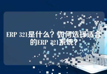 ERP 321是什么？如何选择适合的ERP 321系统？