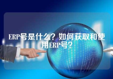 ERP号是什么？如何获取和使用ERP号？