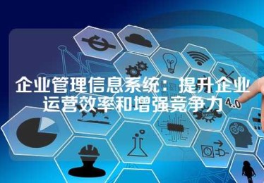 企业管理信息系统：提升企业运营效率和增强竞争力