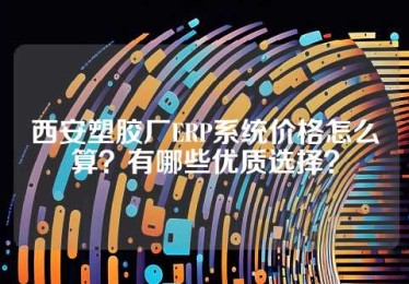 西安塑胶厂ERP系统价格怎么算？有哪些优质选择？
