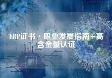 ERP证书·职业发展指南+高含金量认证