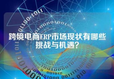 跨境电商ERP市场现状有哪些挑战与机遇？