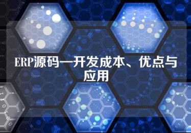 ERP源码—开发成本、优点与应用
