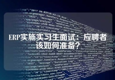 ERP实施实习生面试：应聘者该如何准备？