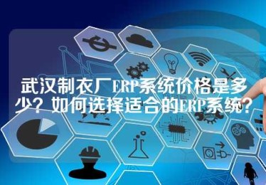 武汉制衣厂ERP系统价格是多少？如何选择适合的ERP系统？