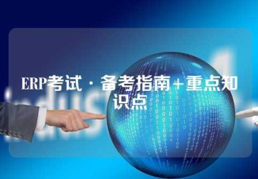 ERP考试·备考指南+重点知识点