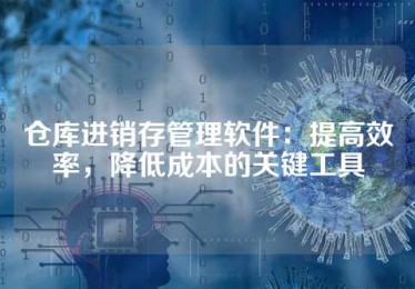 仓库进销存管理软件：提高效率，降低成本的关键工具