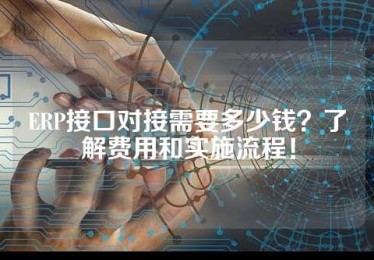 ERP接口对接需要多少钱？了解费用和实施流程！