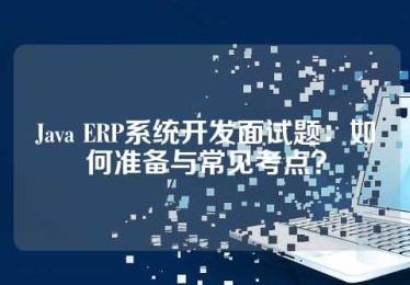 Java ERP系统开发面试题：如何准备与常见考点？