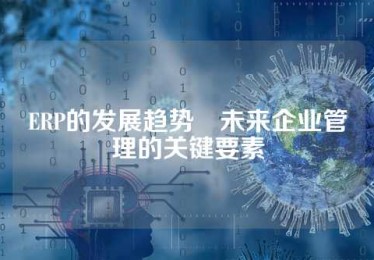 ERP的发展趋势・未来企业管理的关键要素