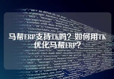 马帮ERP支持TK吗？如何用TK优化马帮ERP？