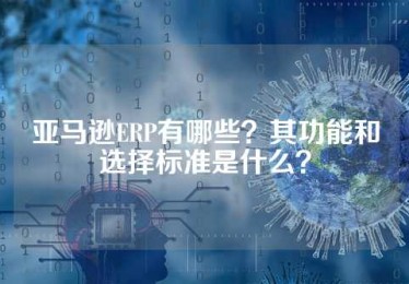 亚马逊ERP有哪些？其功能和选择标准是什么？
