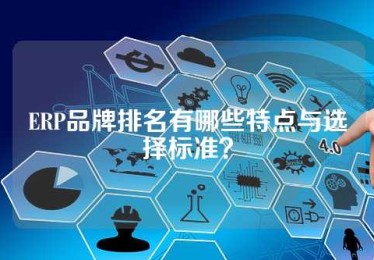 ERP品牌排名有哪些特点与选择标准？
