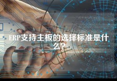 ERP支持主板的选择标准是什么？