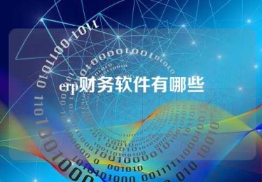 erp财务软件有哪些