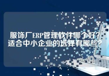 服饰厂ERP管理软件哪个好？适合中小企业的选择有哪些？
