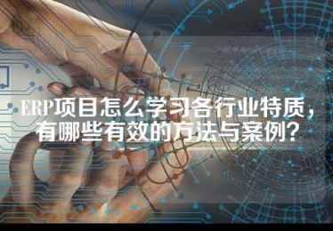 ERP项目怎么学习各行业特质，有哪些有效的方法与案例？