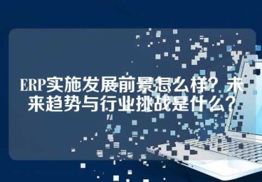 ERP实施发展前景怎么样？未来趋势与行业挑战是什么？