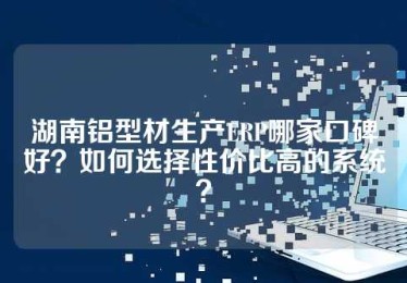 湖南铝型材生产ERP哪家口碑好？如何选择性价比高的系统？