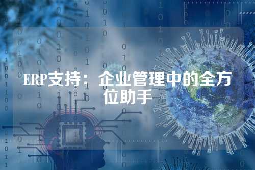 ERP支持:企业管理中的全方位助手