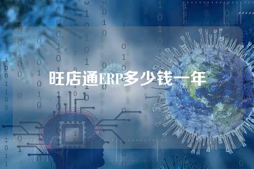 旺店通ERP多少钱一年