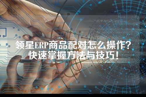 领星ERP商品配对怎么操作？快速掌握方法与技巧！
