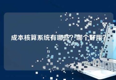 成本核算系统有哪些?哪个好用? 成本核算系统有哪些?哪个好用?
