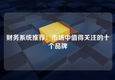 财务系统推荐:市场中值得关注的十个品牌 财务系统推荐:市场中值得关注的十个品牌