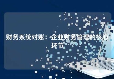 财务系统对账:企业财务管理的核心环节 财务系统对账:企业财务管理的核心环节