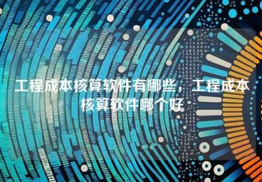 工程成本核算软件有哪些，工程成本核算软件哪个好