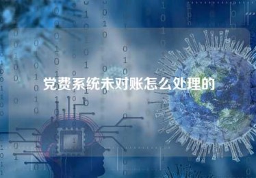 党费系统未对账怎么处理的 党费系统未对账怎么处理的