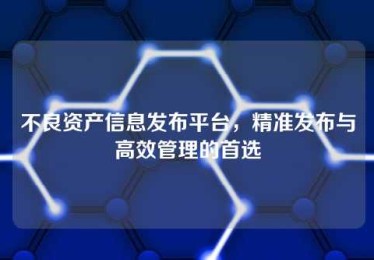 不良资产信息发布平台,精准发布与高效管理的首选 不良资产信息发布平台,精准发布与高效管理的首选