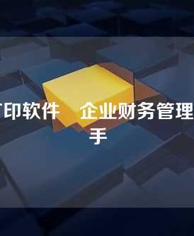 发票打印软件–企业财务管理的好帮手