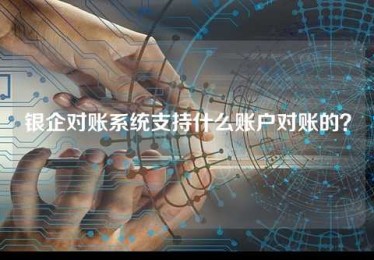 银企对账系统支持什么账户对账的? 银企对账系统支持什么账户对账的?