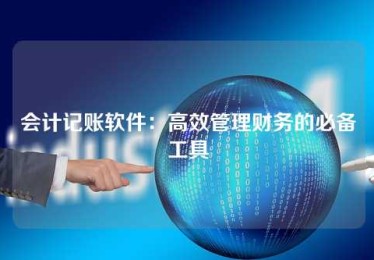 会计记账软件,高效管理财务的必备工具 会计记账软件,高效管理财务的必备工具