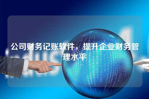 公司财务记账软件,提升企业财务管理水平