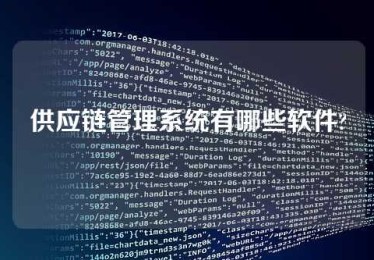供应链管理系统有哪些软件?