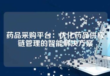 药品采购平台：优化药品供应链管理的智能解决方案